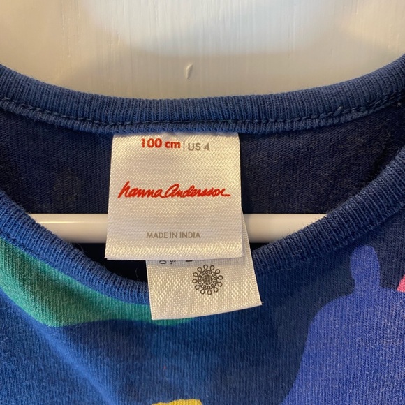 Hanna Andersson Twirly Dress in Colorful Pears On Navy - 4T - Picture 3 of 4